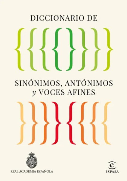 Portada: Diccionario de sinónimos, antónimos y voces afines