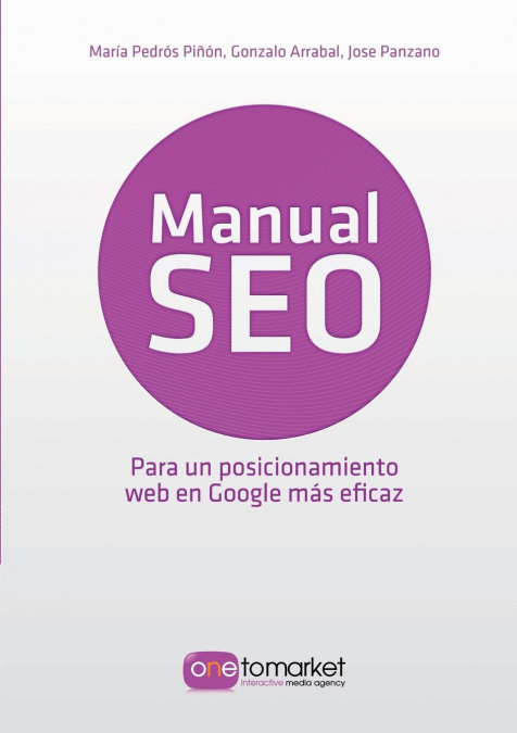 Portada: Manual SEO. Posicionamiento web en Google para un marketing más eficaz