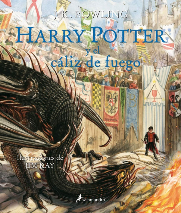 Portada: Harry Potter y el cáliz de fuego (Harry Potter 4) -Edición ilustrada-