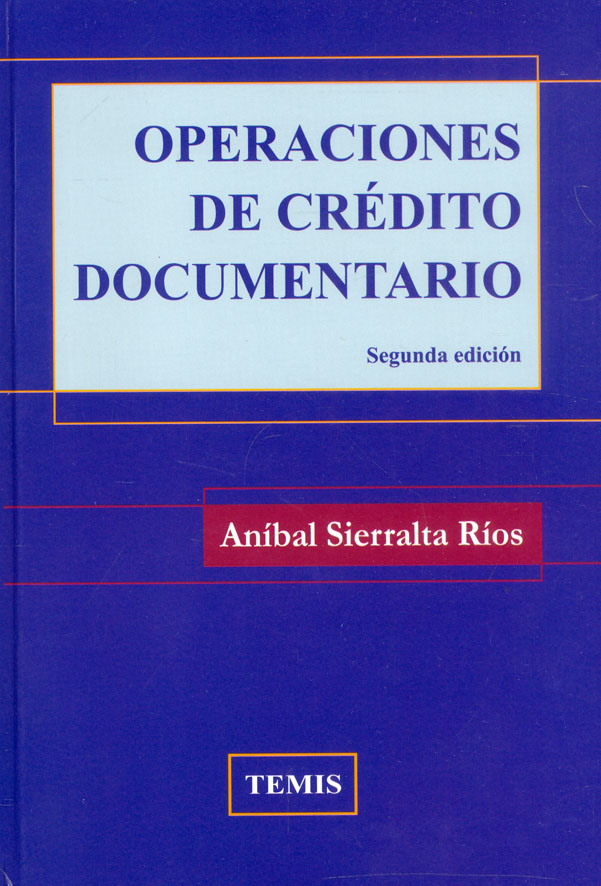 Portada: Operaciones de crédito documentario
