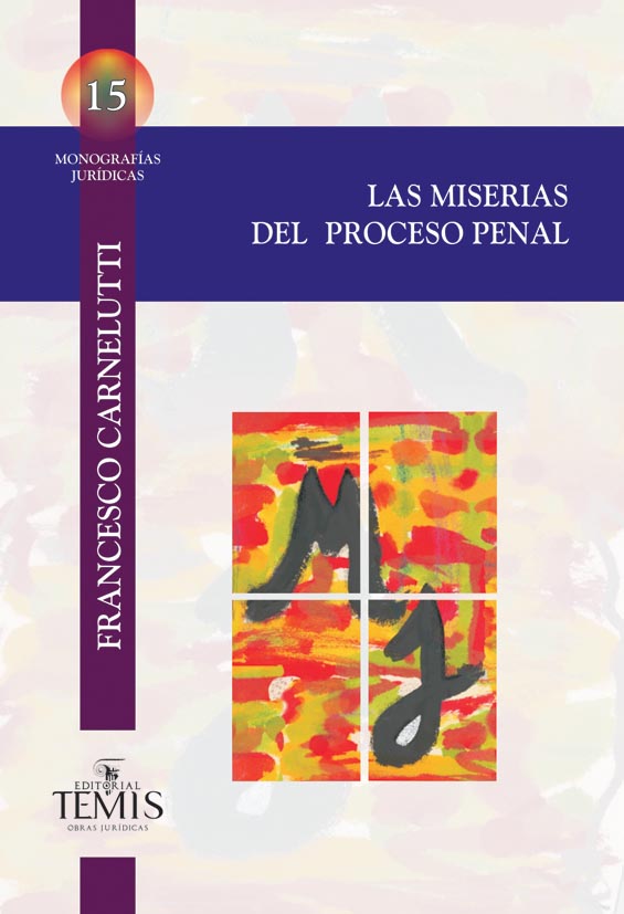 Portada: Las miserias del proceso penal