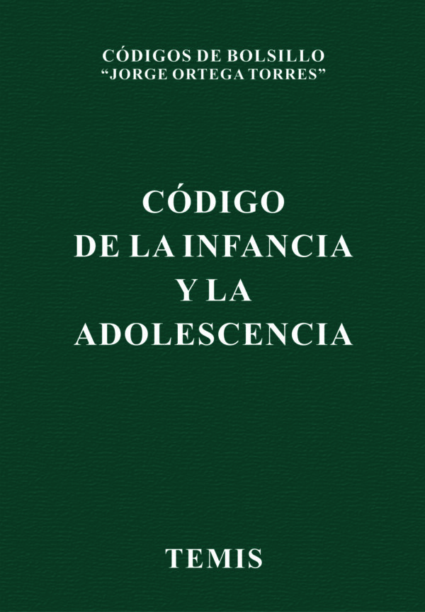 Portada: Código de la infancia y la adolescencia