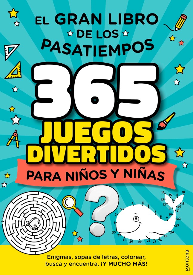 Portada: 365 juegos divertidos para niños y niñas
