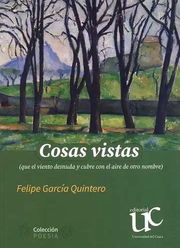 Portada: Cosas vistas (que el viento desnuda y cubre con el aire de otro nombre)