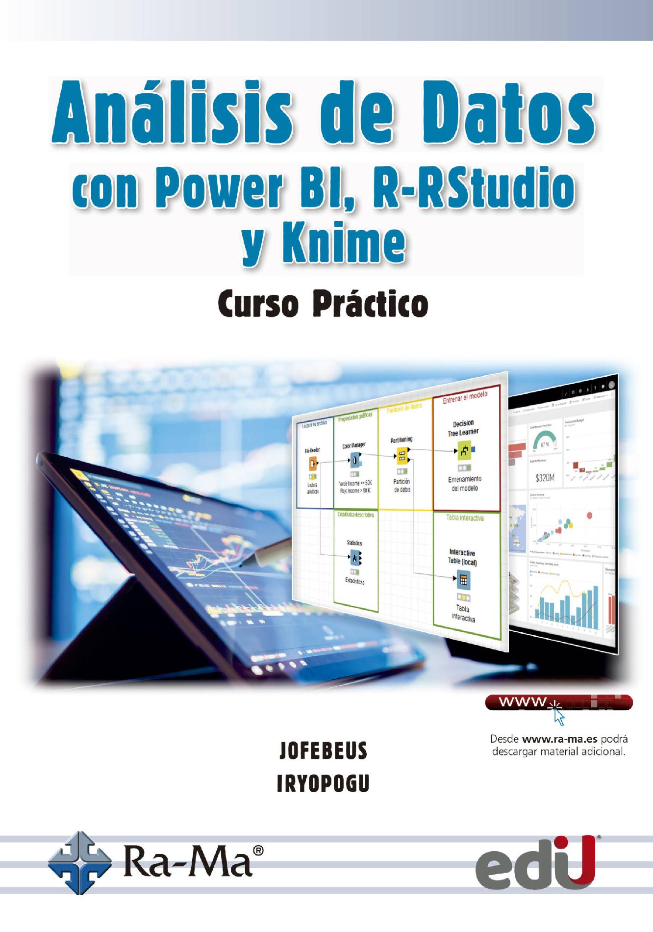 Portada: Análisis de datos con power BI, R-RStudio y Knime