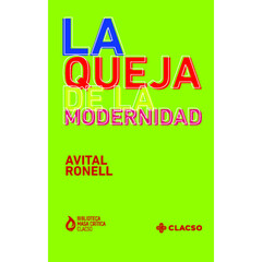 Portada: La queja de la modernidad