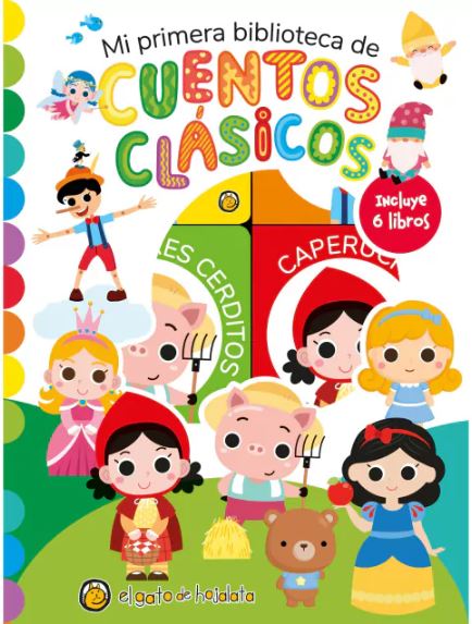 Portada: Mi primera biblioteca de cuentos clásicos