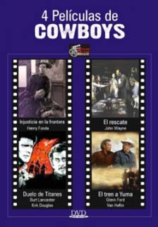 Portada: 4 Peliculas de Cowboys