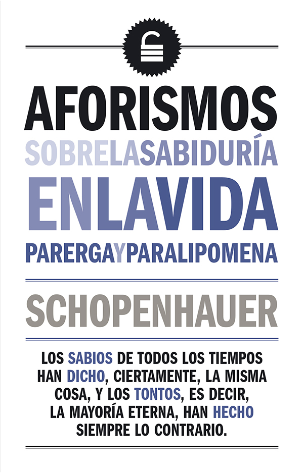 Portada: Aforismos sobre la sabiduría en la vida
