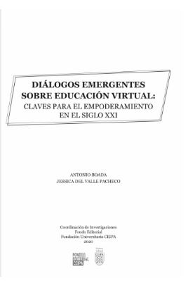 Portada: Diálogos emergentes sobre educación virtual: Claves para el empoderamiento en el siglo XXI