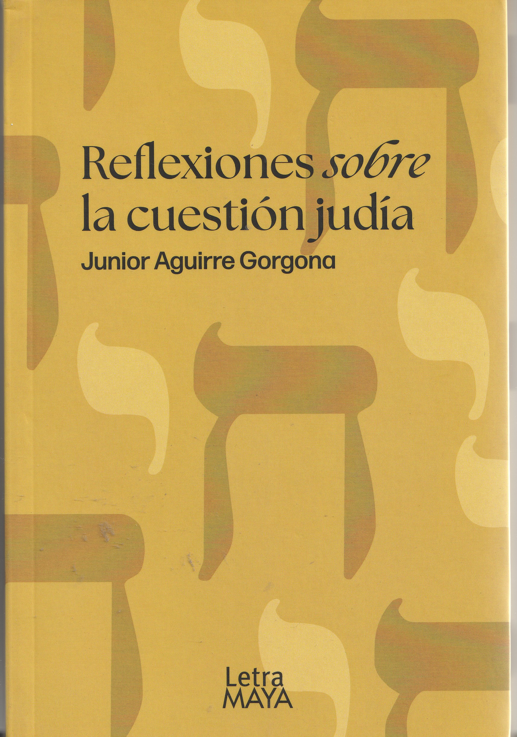 Portada: Reflexiones sobre la cuestión judía