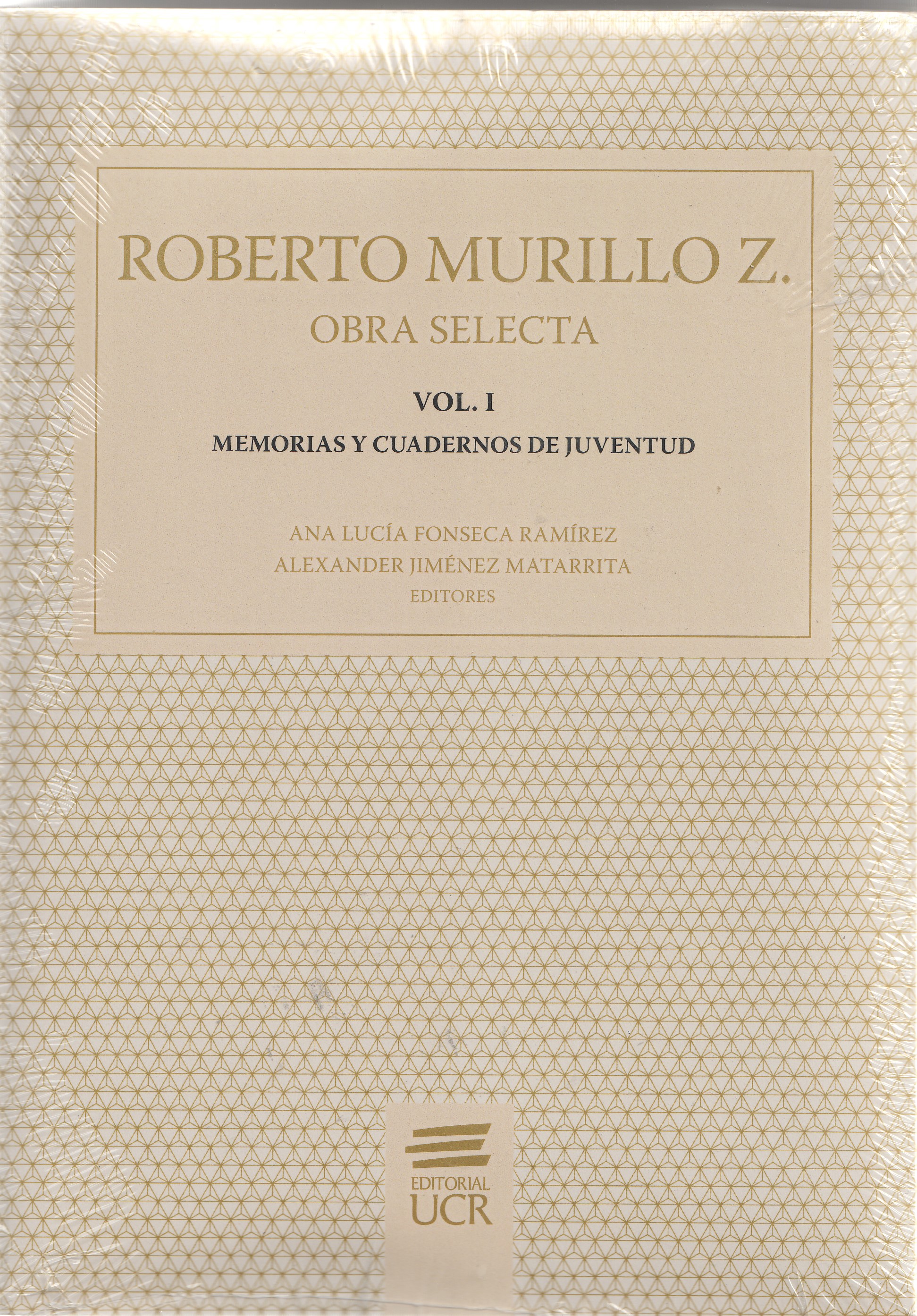 Portada: Roberto Murillo Z. Obra Selecta 4 volúmenes