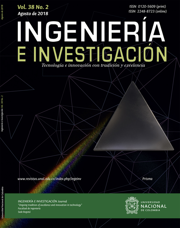 Portada: Revista ingeniería e investigación. Tecnología e innovación con tradición y excelencia. Vol.38 N°.2
