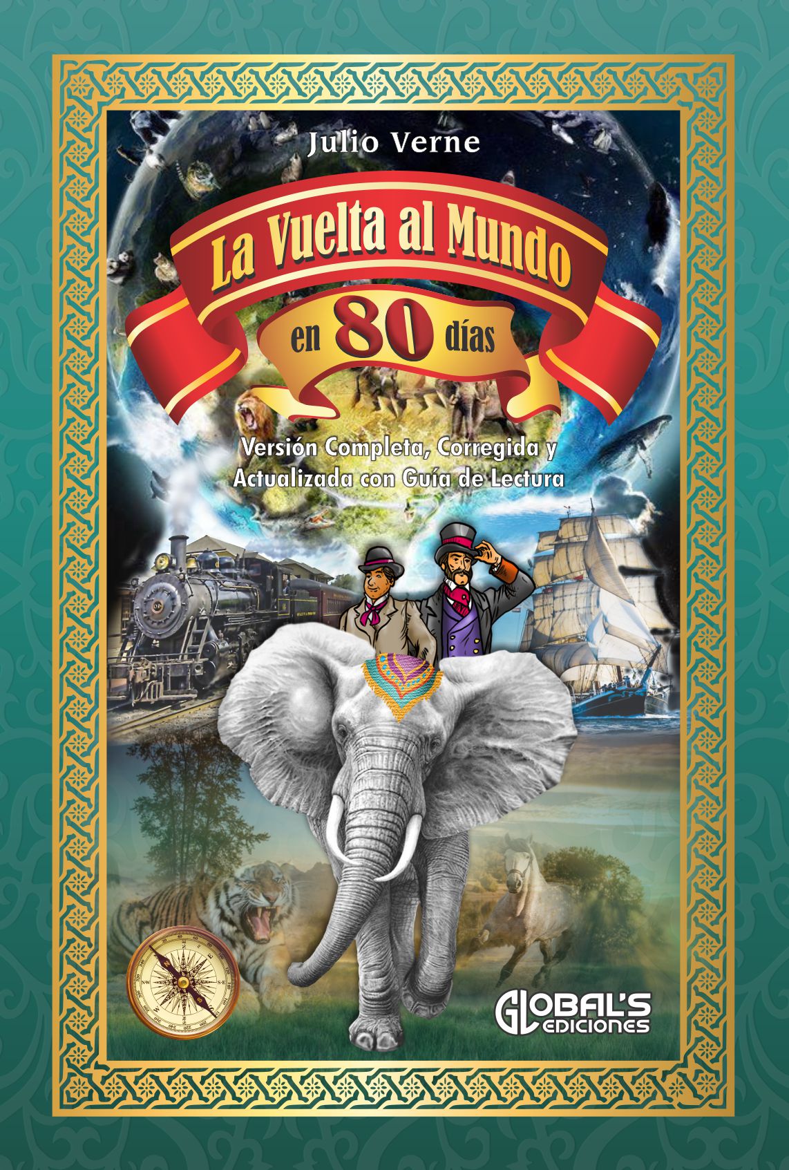Portada: La vuelta al mundo en 80 días