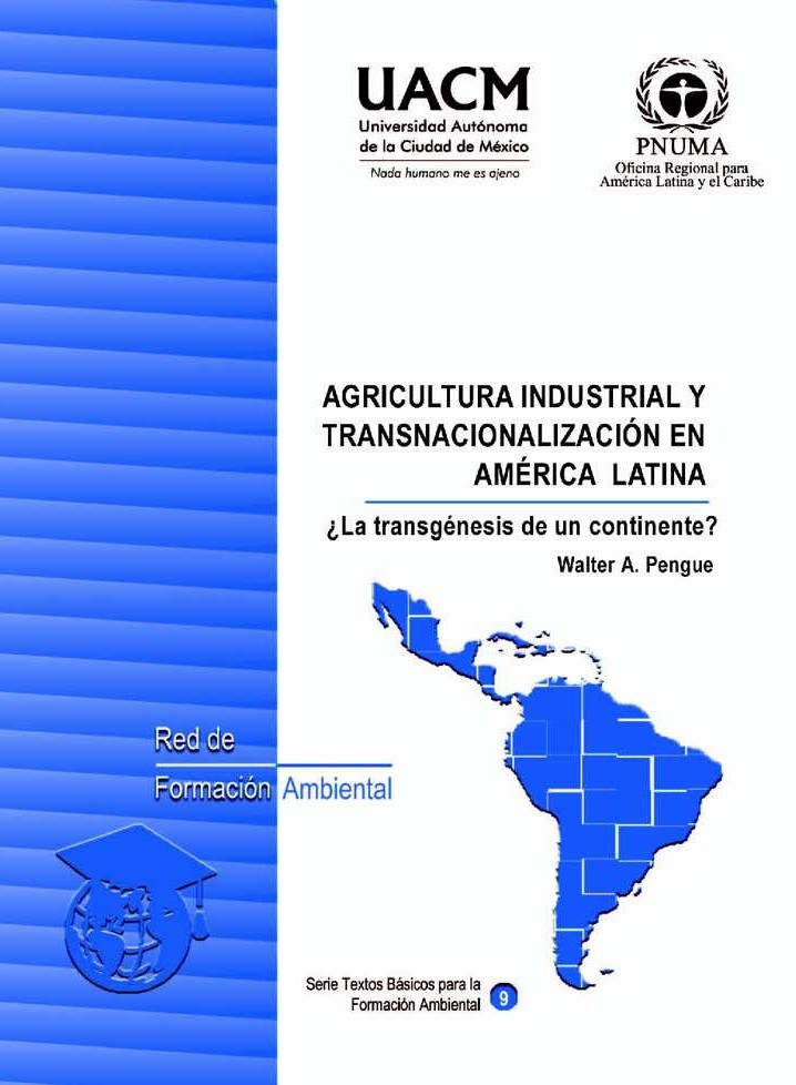 Portada: Agricultura industrial y transnacionalización en América Latina