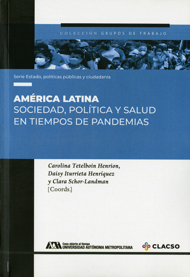 Portada: América Latina, sociedad, política y salud en tiempos de pandemias