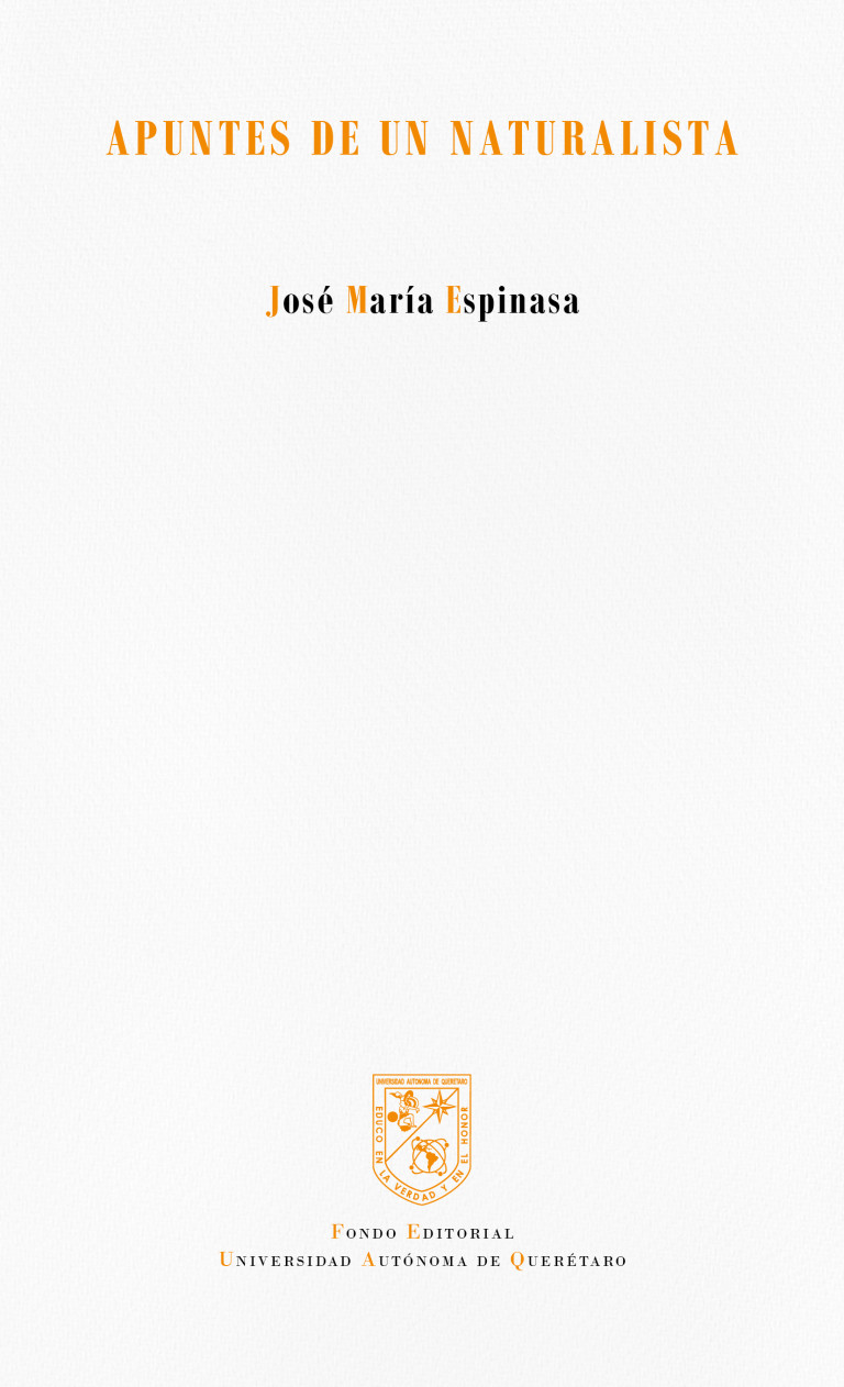 Portada: Apuntes de un naturalista