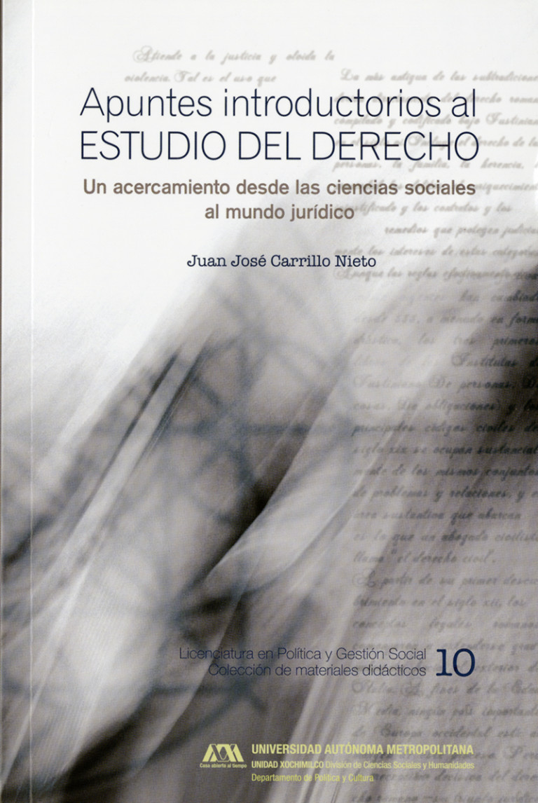 Portada: Apuntes introductorios al estudio del derecho