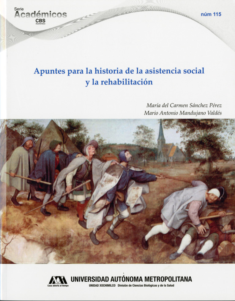 Portada: Apuntes para la historia de la asistencia social y la rehabilitación