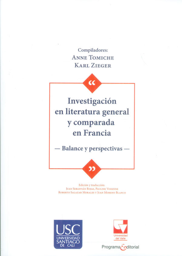 Investigación en literatura general y comparada en francia