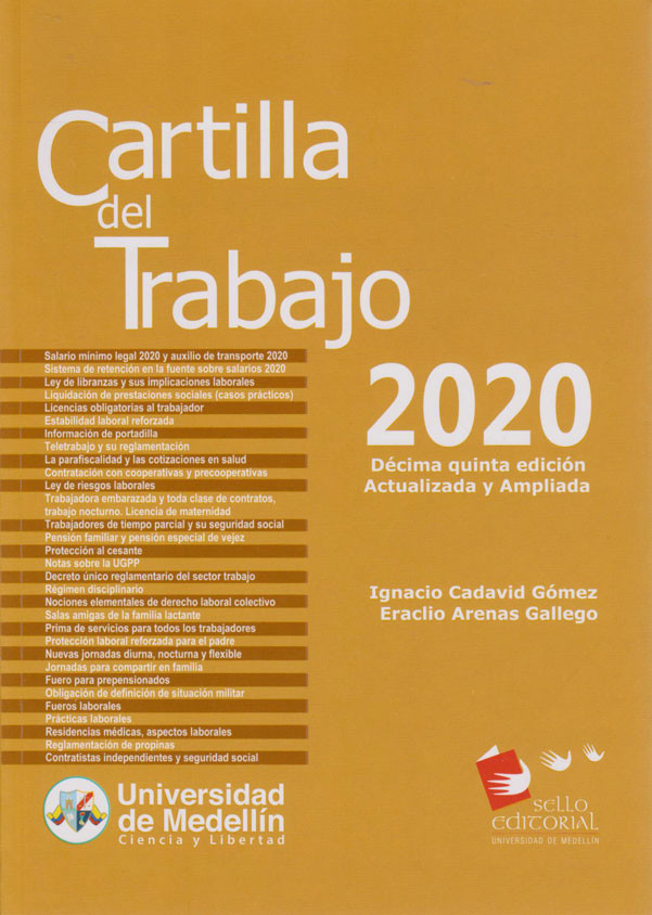 Cartilla del Trabajo 2020. Décima quinta edición Actualizada y Ampliada