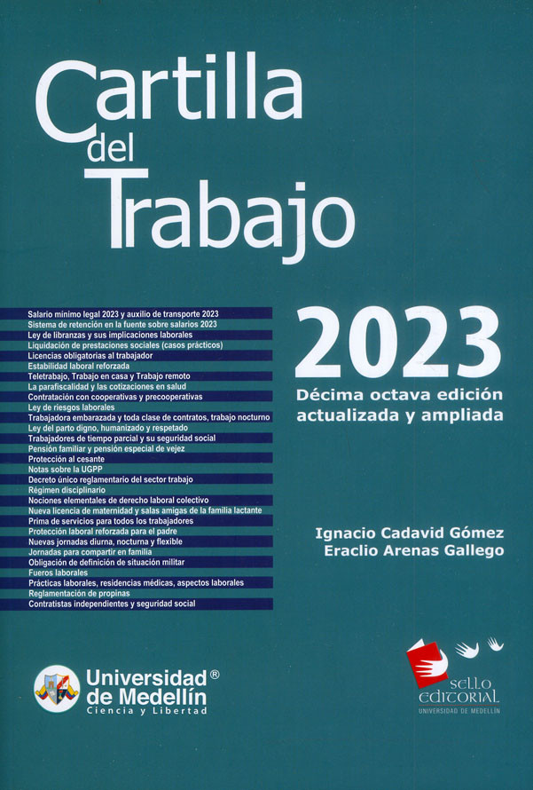 Portada: Cartilla del trabajo 2023