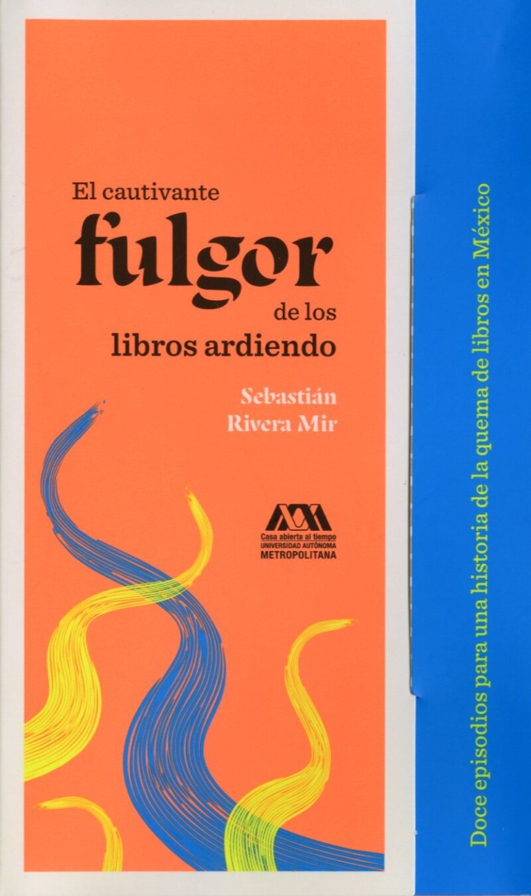 Portada: Cautivante fulgor de los libros ardiendo, El