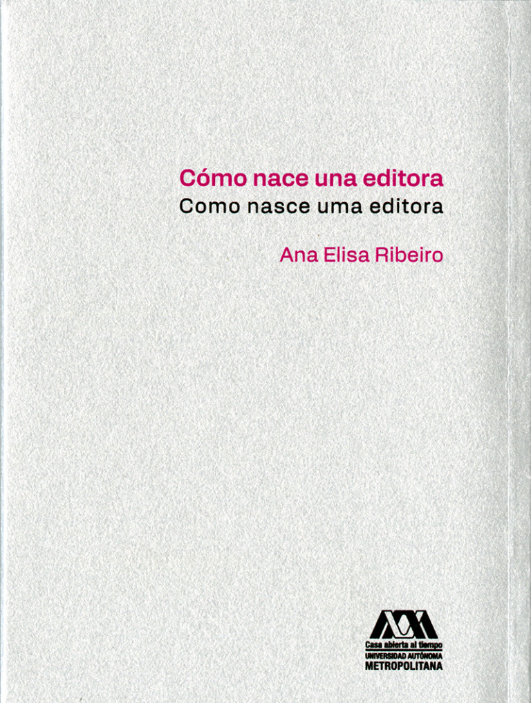 Portada: Cómo nace una editora