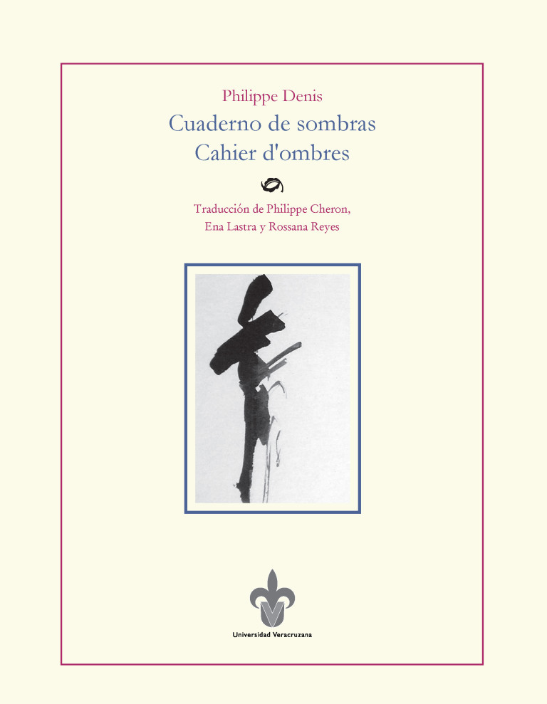 Portada: Cuaderno de sombras / Cahier d'ombres