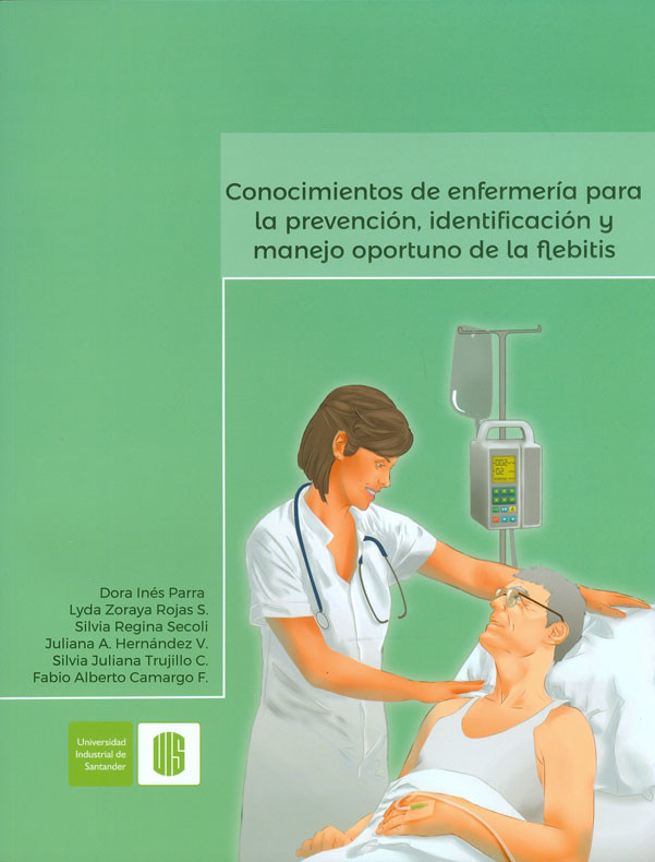 Portada: Conocimientos de enfermería para la prevención, identificación y manejo oportuno de la flebitis
