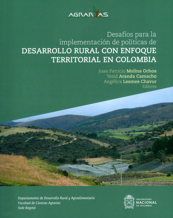 Portada: Desafíos para la implementación de políticas de desarrollo rural con enfoque territorial en Colombia