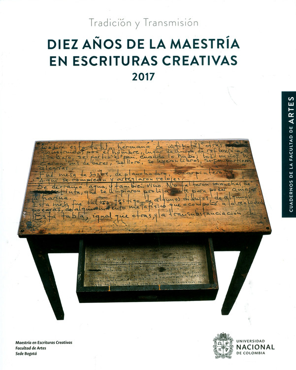 Portada: Diez años de la maestría en escrituras creativas 2017