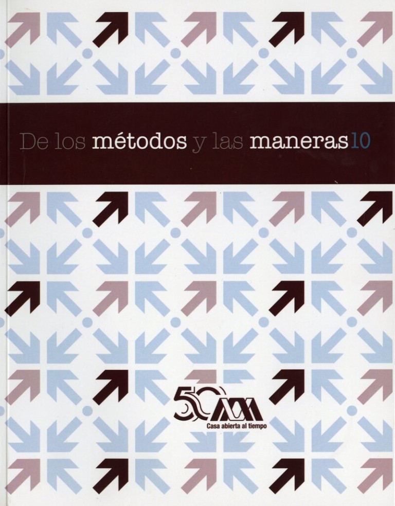 Portada: De los métodos y las maneras 10