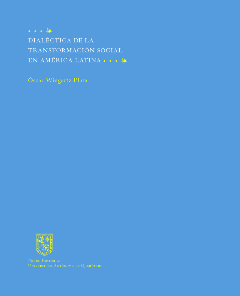 Portada: Dialéctica de la transformación social en América Latina