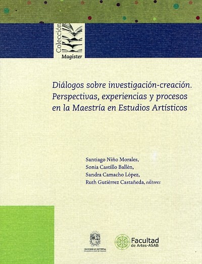 Portada: Diálogos sobre investigación-creación.
