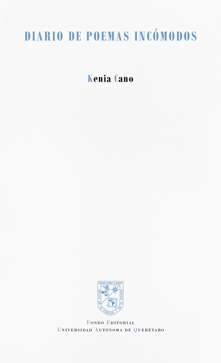 Portada: Diario de poemas incómodos