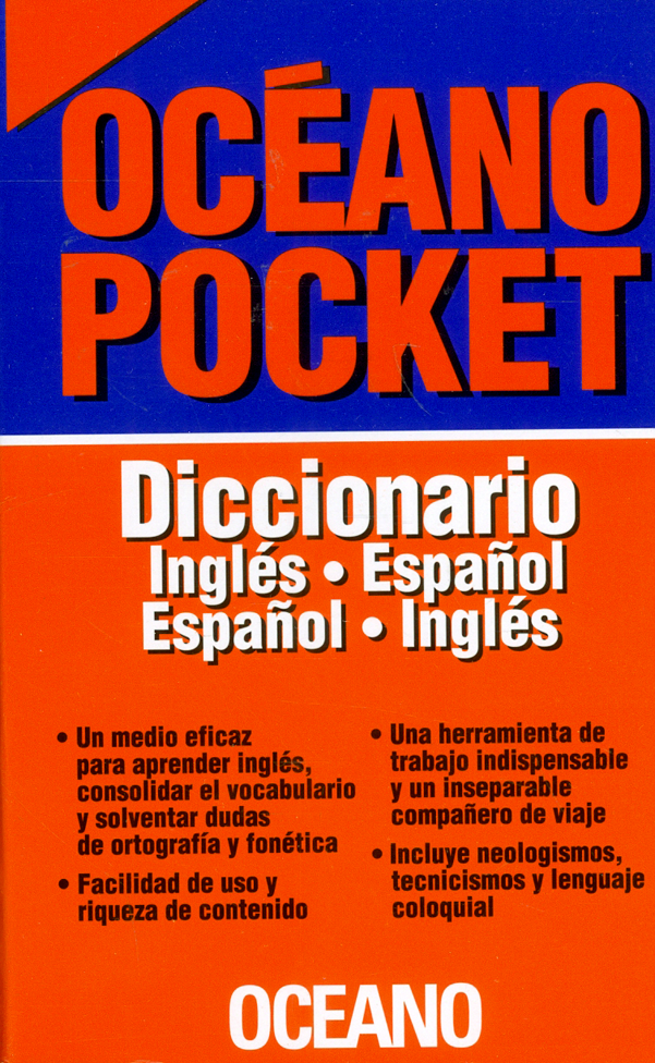 Portada: Diccionario Océano Pocket. Ingles/Español. Español/Inglés