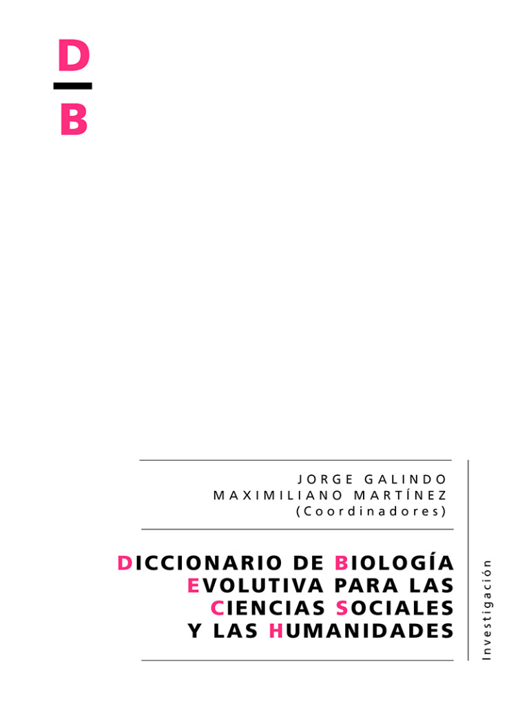 Portada: Diccionario de biología evolutiva para las ciencias sociales y las humanidades