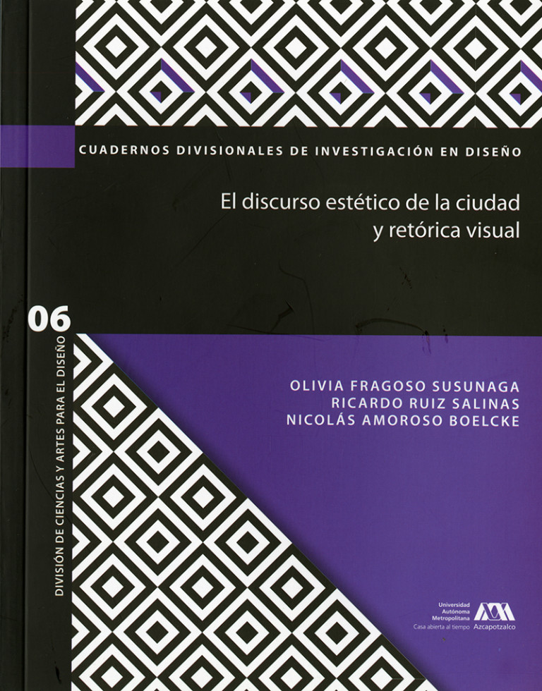 Portada: Discurso estético de la ciudad y la retórica visual, El