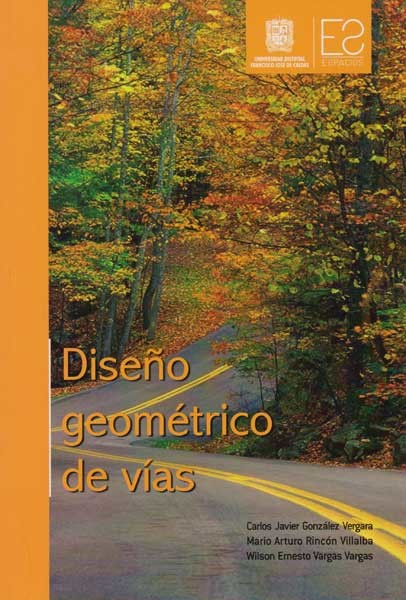 Portada: Diseño geométrico de vías