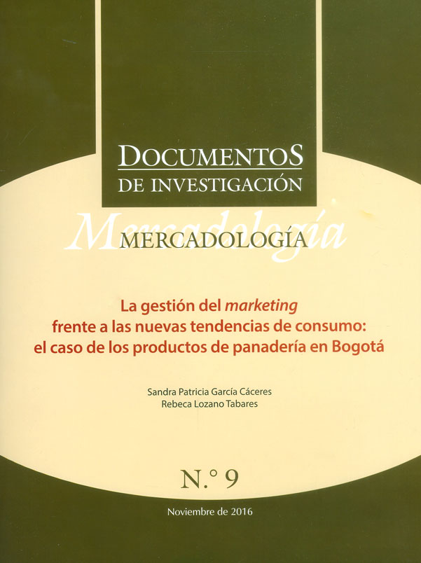 Portada: Documentos de investigación No.9 Mercadología