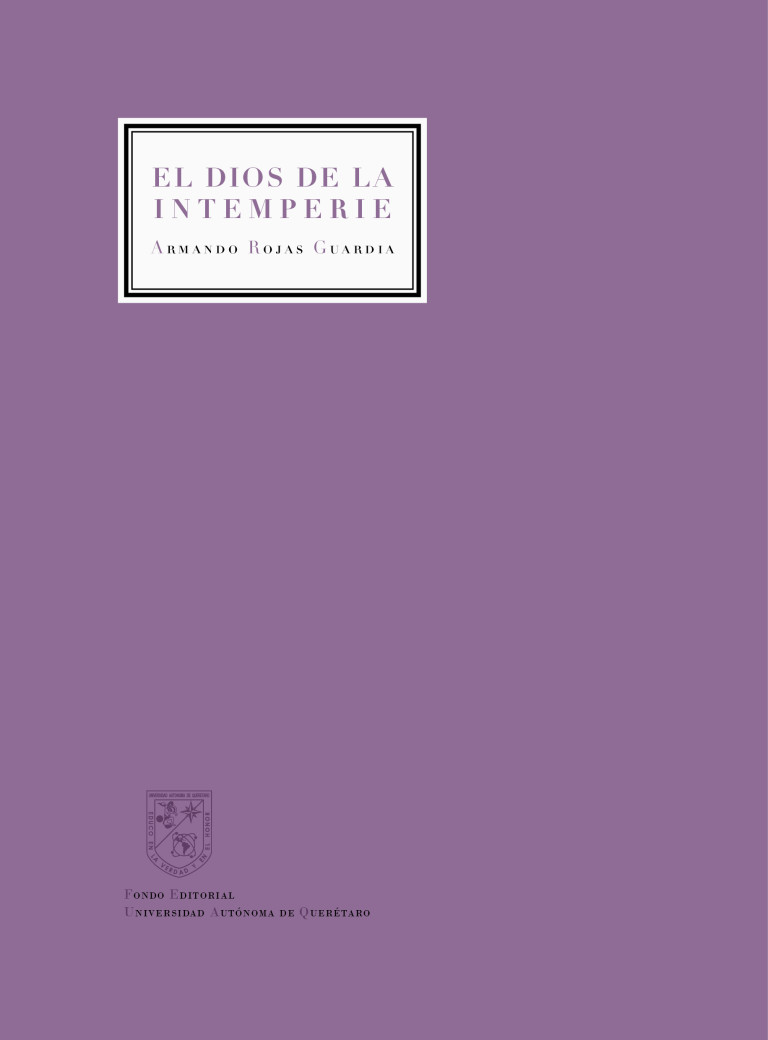 Portada: El Dios de la intemperie