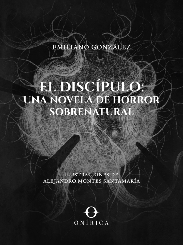 Portada: El discípulo: una novela de horror sobrenatural