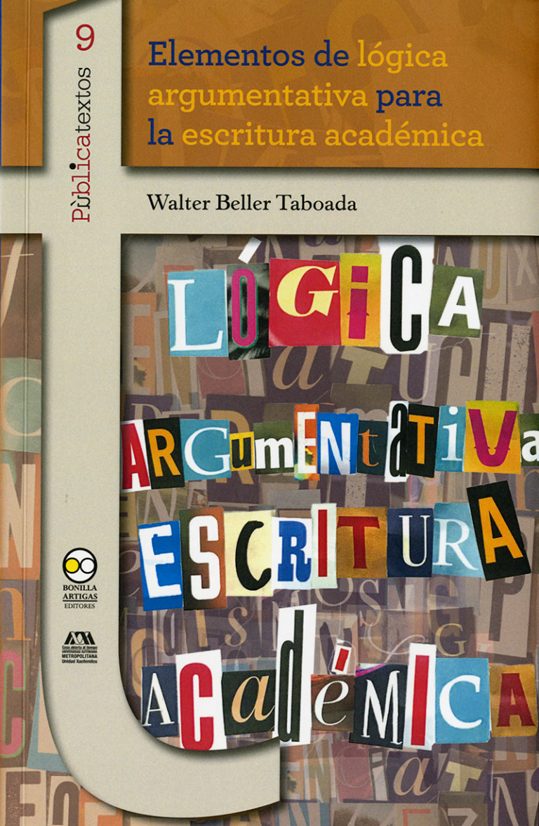 Portada: Elementos de lógica argumentativa para la escritura académica