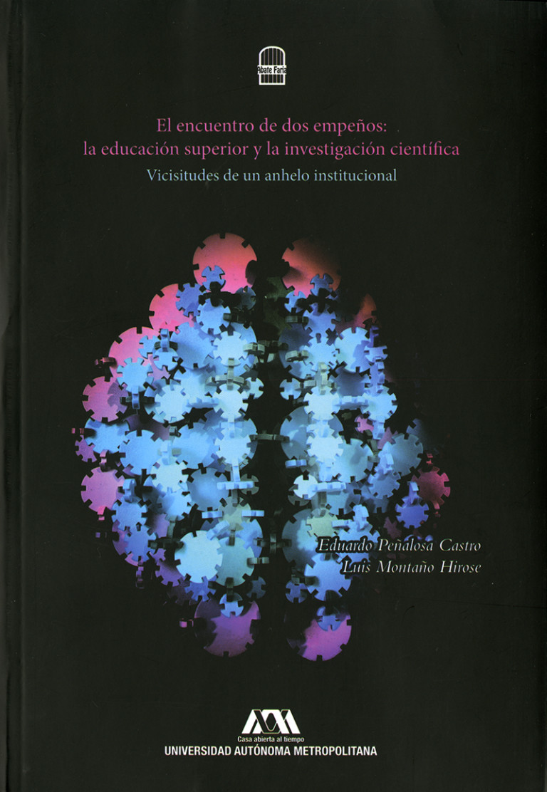 Portada: Encuentro de dos empeños: la educación superior y la investigación científica, El