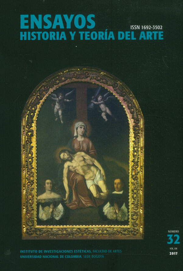 Portada: Ensayos , historia y teoría del arte Vol. XXI No. 32