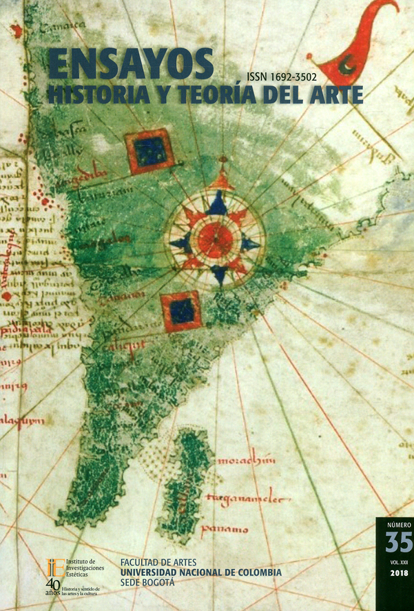 Portada: Revista Ensayos historia y teoría del arte. N°.35. Vol.XXII