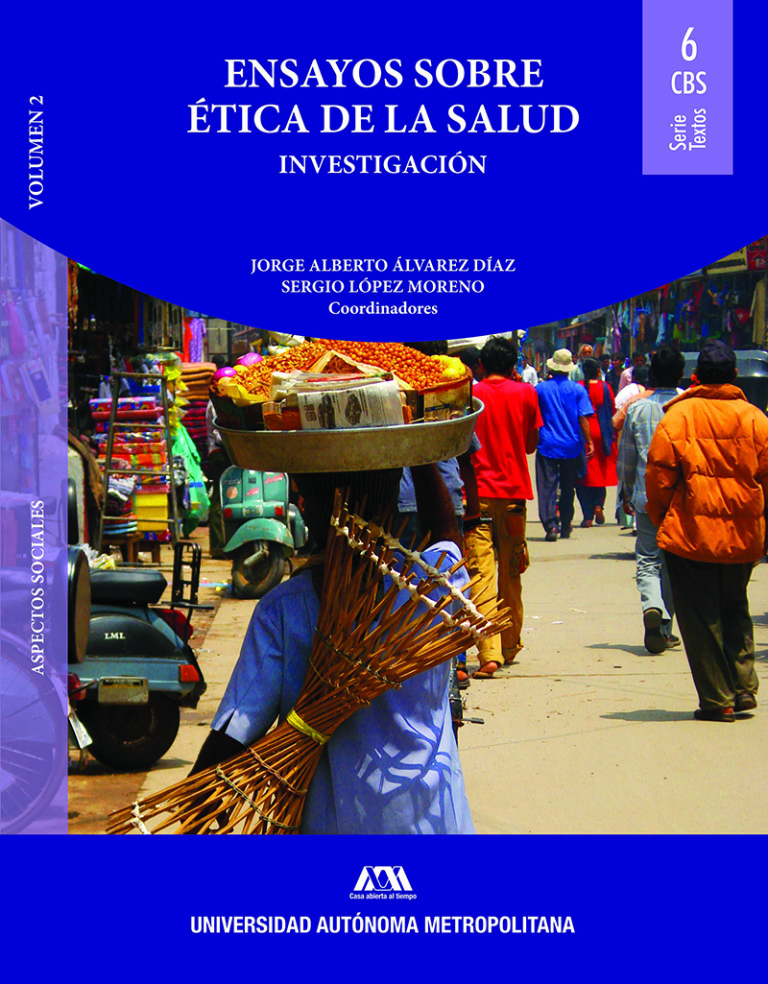 Portada: Ensayos sobre ética de la salud: investigación