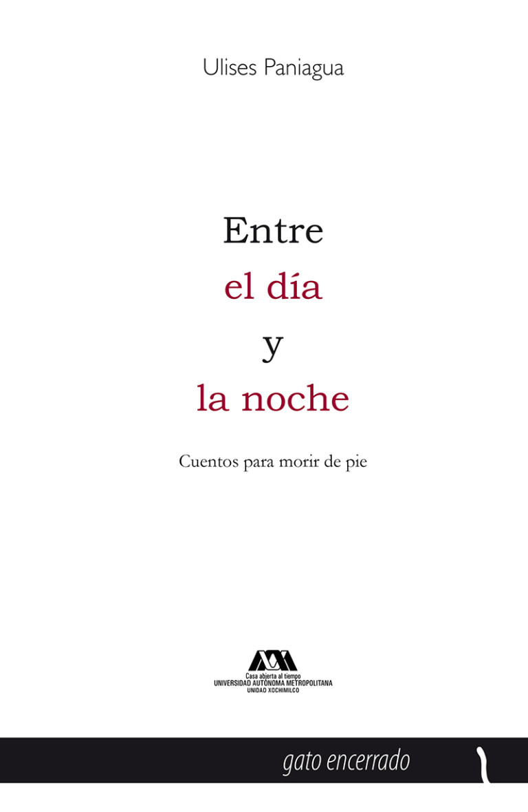Portada: Entre el día y la noche