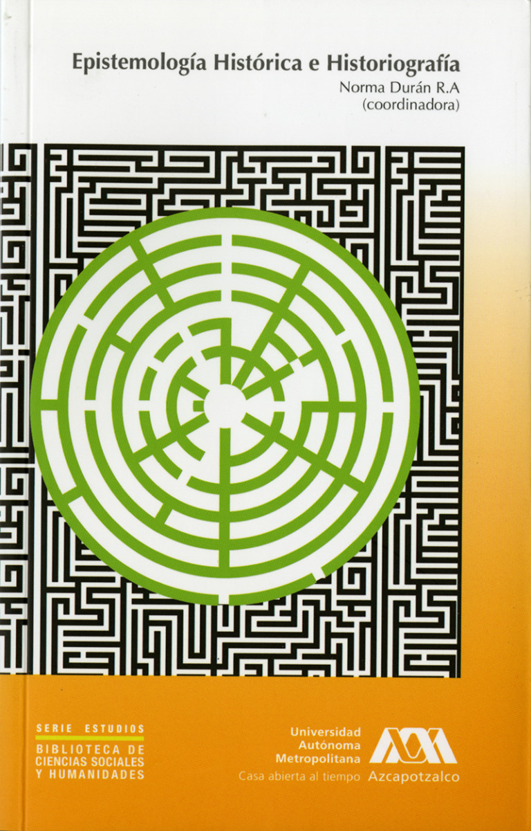 Portada: Epistemología histórica e historiografía